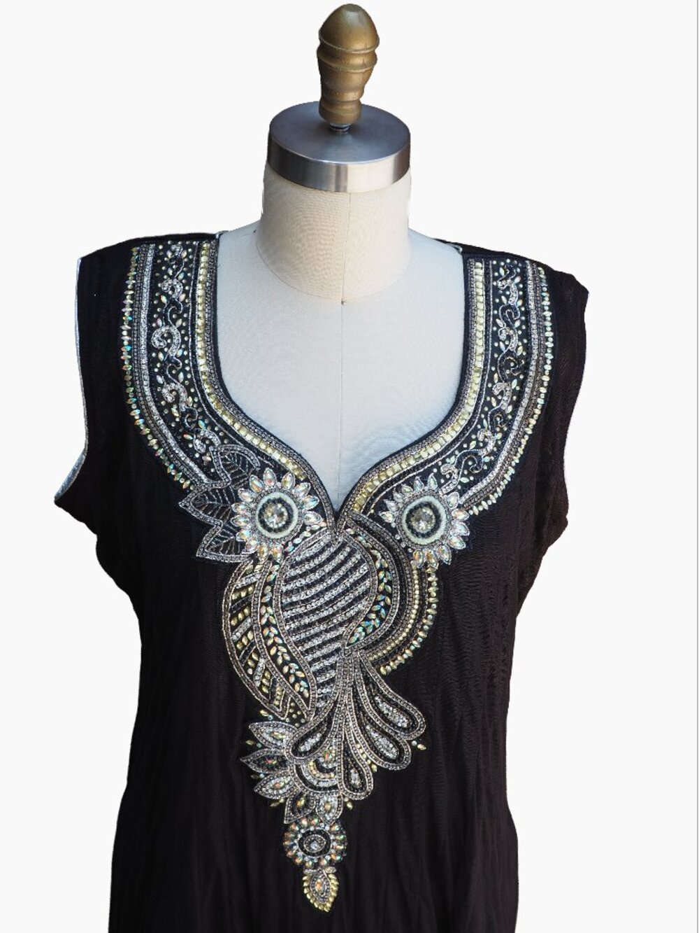 Ornate Vintage Owl Dress - 2XL